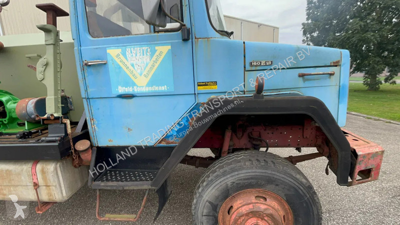 Bore-, hamre-, skæremaskine Bomag Iveco magirus...