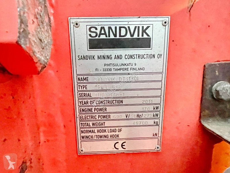 Bore-, hamre-, skæremaskine Sandvik DT1130i...