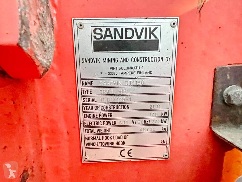 Bore-, hamre-, skæremaskine Sandvik DT1130i...