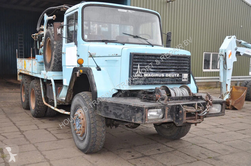 Bore-, hamre-, skæremaskine Magirus Deutz iveco...