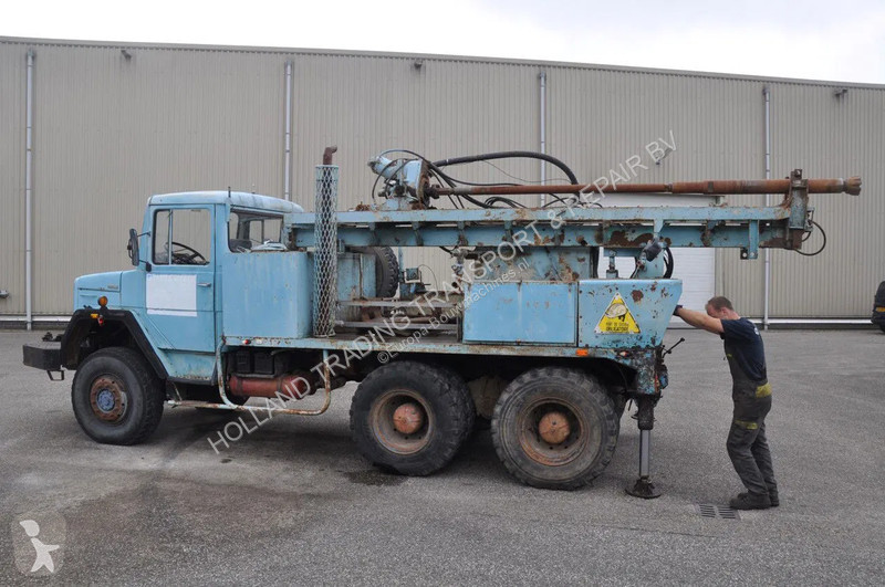 Bore-, hamre-, skæremaskine Magirus Deutz iveco...