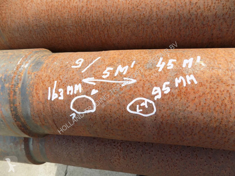 Bore-, hamre-, skæremaskine drilling pipe 5 meter