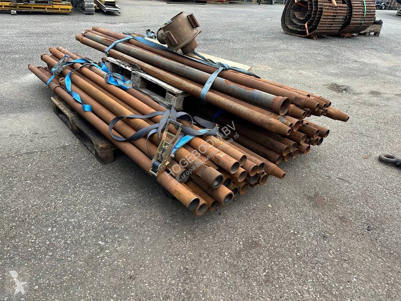 Bore-, hamre-, skæremaskine  pipe 75mm 3m long
