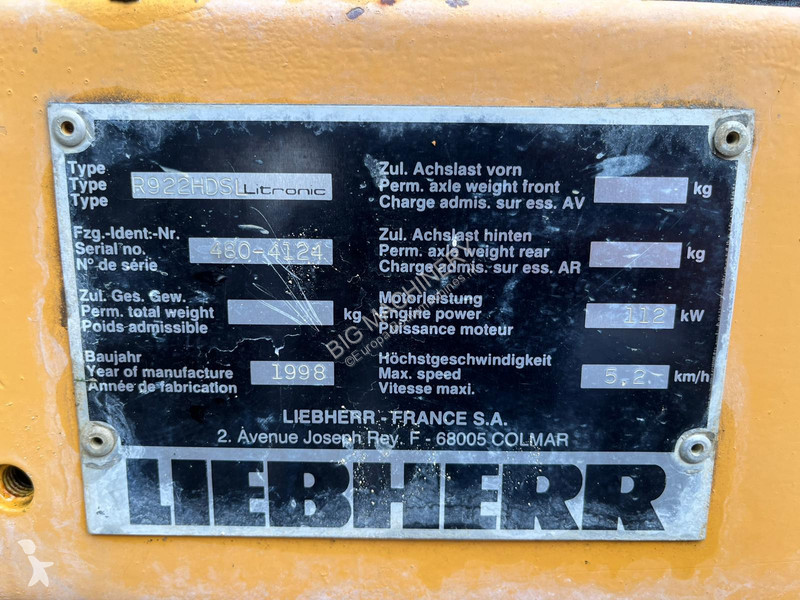 Bore-, hamre-, skæremaskine Liebherr R HDSL...