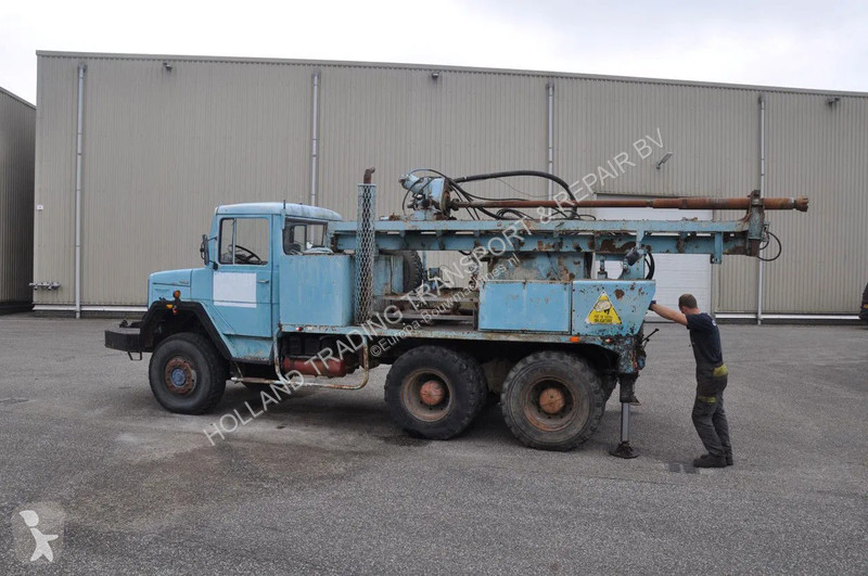 Bore-, hamre-, skæremaskine Magirus Deutz iveco...