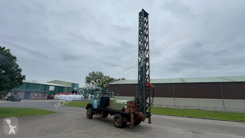 Bore-, hamre-, skæremaskine Bomag Iveco magirus...