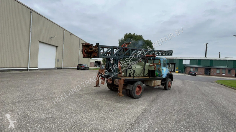 Bore-, hamre-, skæremaskine Bomag Iveco magirus...