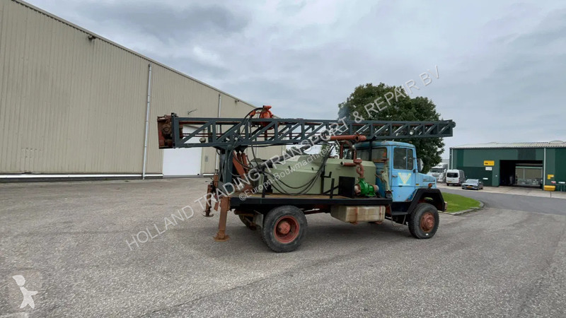 Bore-, hamre-, skæremaskine Bomag Iveco magirus...