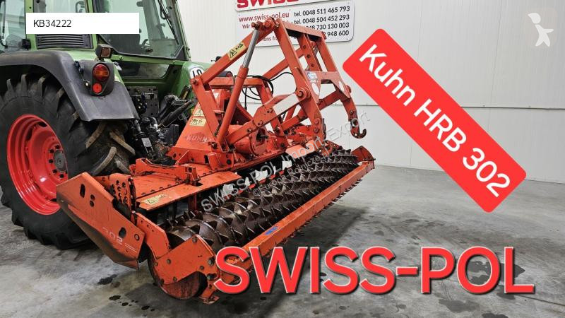 Outils du sol animés Kuhn HRB 302 B
