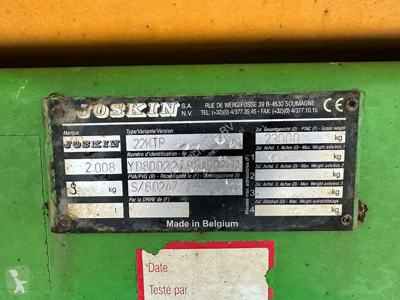 Aangedreven grondwerktuigen Joskin 22 KTP