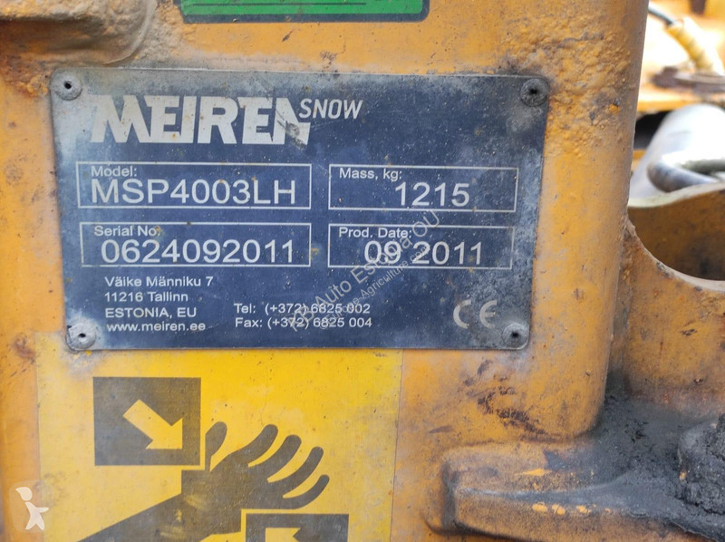 Pohyblivé zemní nástroje  MSP4003LH  4m Snow...