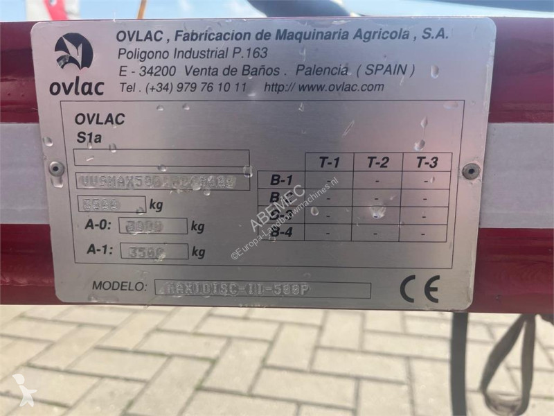 Ovlac 500 schijveneg op wielstel Power harrow