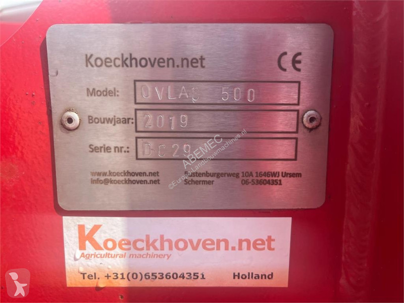 Ovlac 500 schijveneg op wielstel Power harrow
