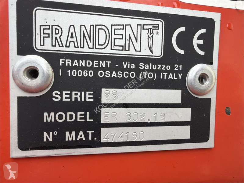 Bevægelige jordbearbejdningsredskaber Frandent...