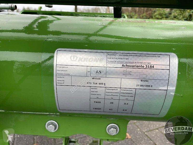 Rörliga markverktyg Krone MX 370 GL Chassisbodem