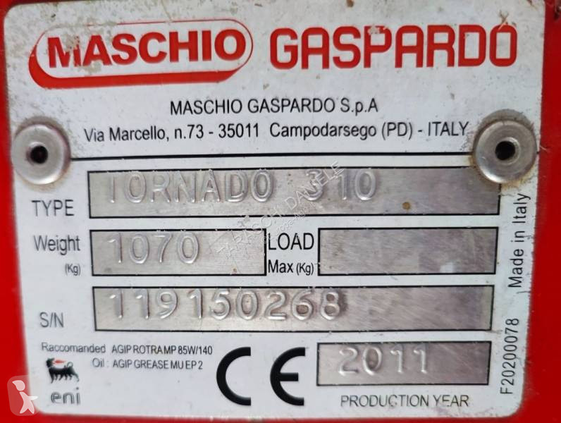 Pohyblivé zemní nástroje Maschio Gaspardo...