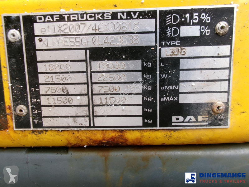 Aangedreven grondwerktuigen DAF 55250 4X2 RHD...