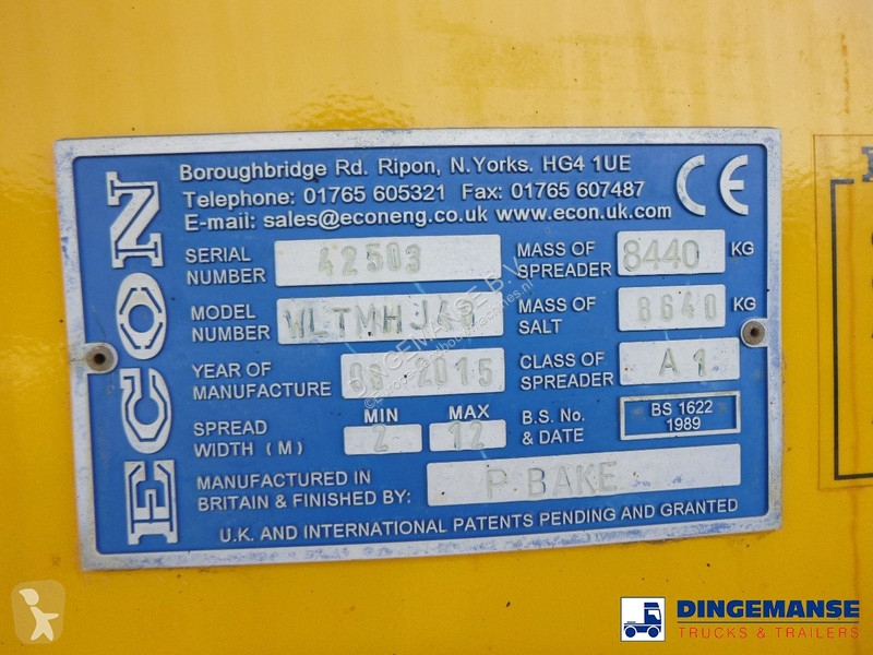 أدوات تربة متحركة  TGM 18.290 4X4 RHD gritter /...