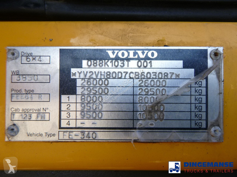 Ferramentas do solo animados Volvo 340 6x4 RHD...