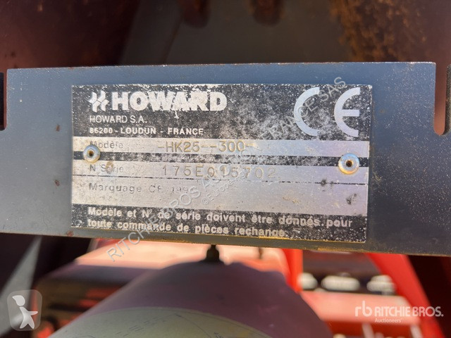 Aangedreven grondwerktuigen Howard  HK25-300
