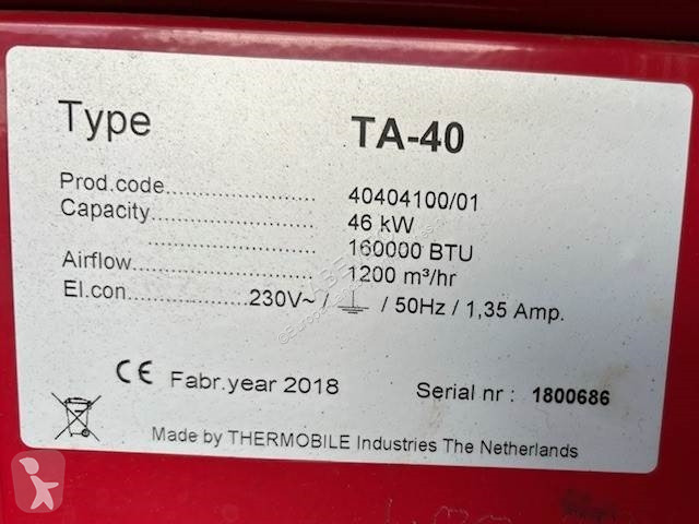 أدوات تربة متحركة  TA-40 Heteluchtkanon