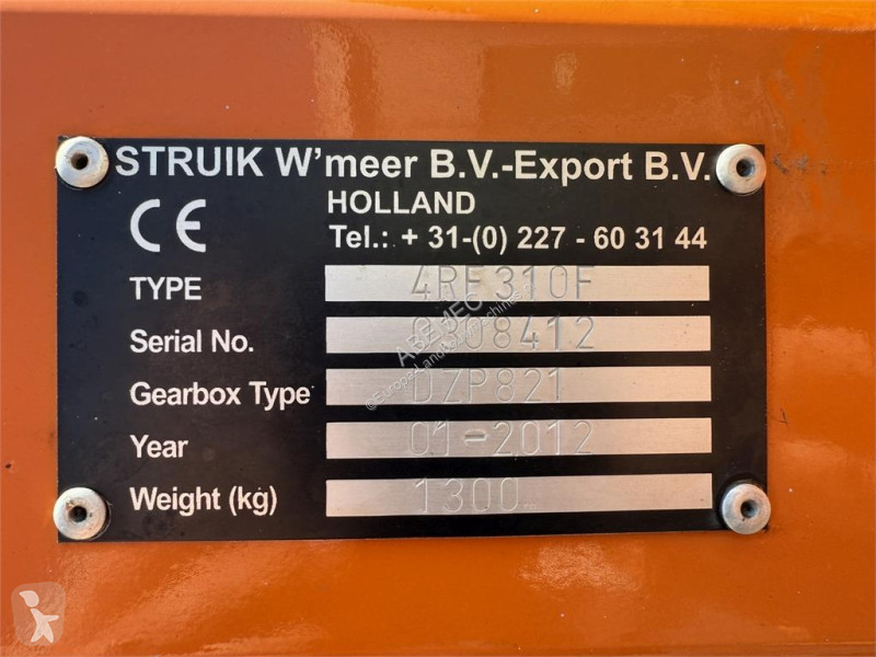 Struik 4RF 310 F Frontfrees Power harrow