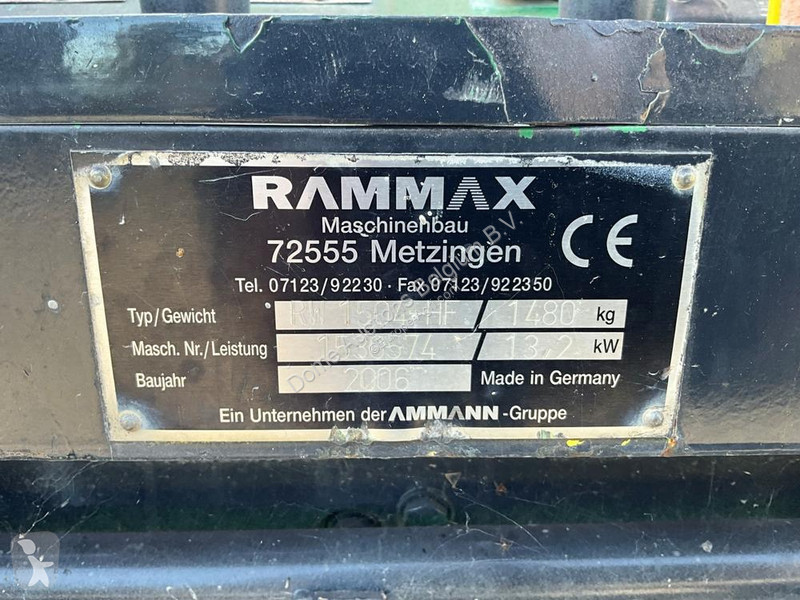 Pohyblivé zemní nástroje  RW 1504 HF