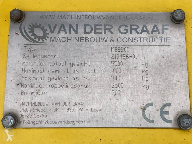 أدوات تربة غير متحركة  Van der Graaf KB 2200...
