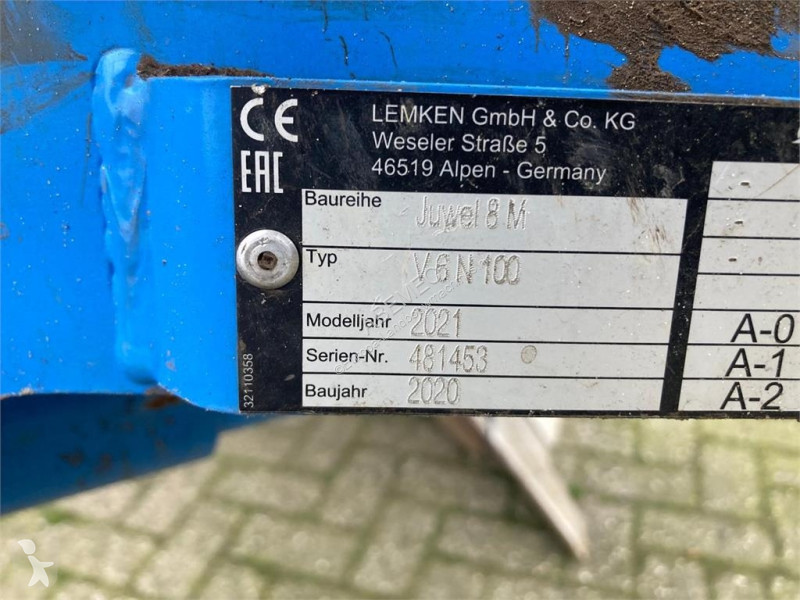 Icke rörliga markverktyg Lemken Juwel 8 MV...