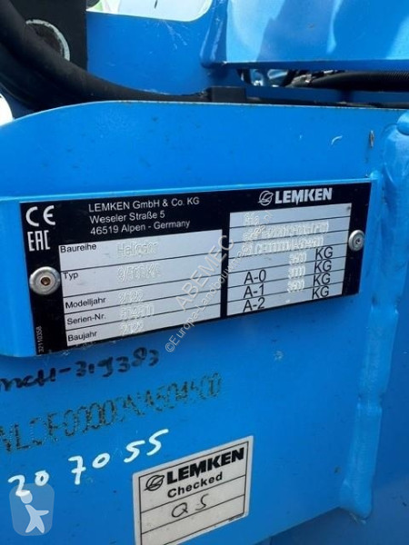 Outils du sol non animés Lemken Heliodor 9/500...