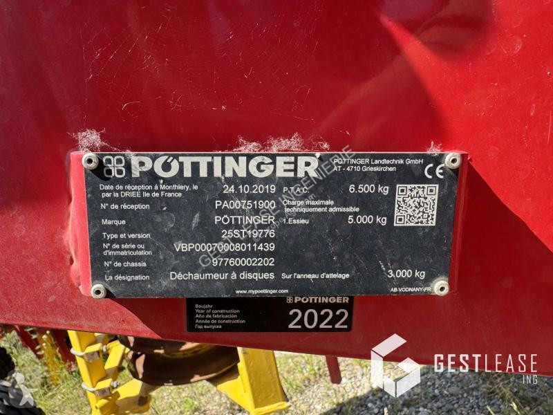 Icke rörliga markverktyg Pöttinger 6001T Terradisc