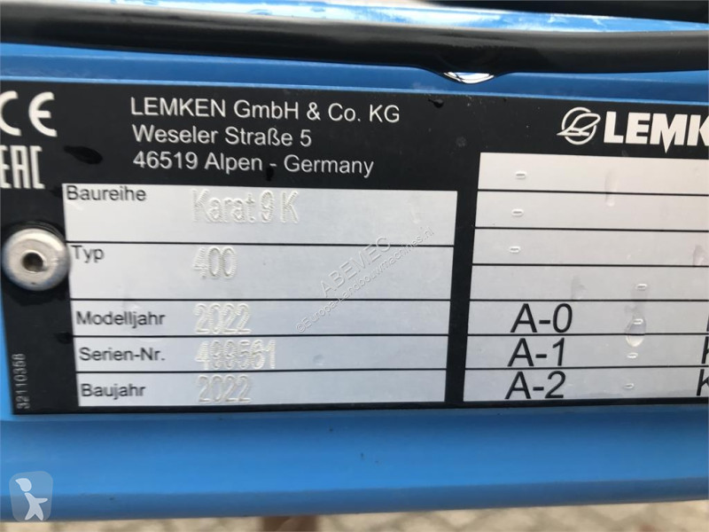 Outils du sol non animés Lemken Karat 9/400 met...