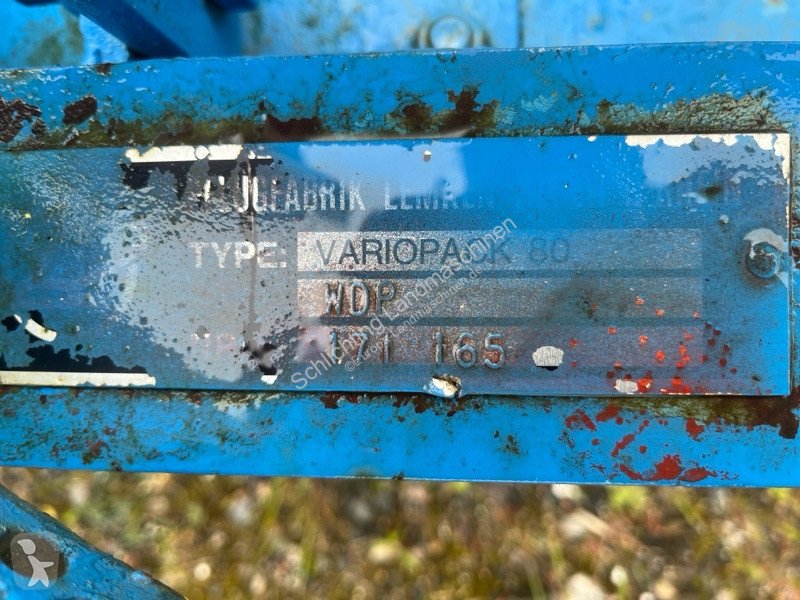 Icke rörliga markverktyg Lemken  Variopack 80 WDP