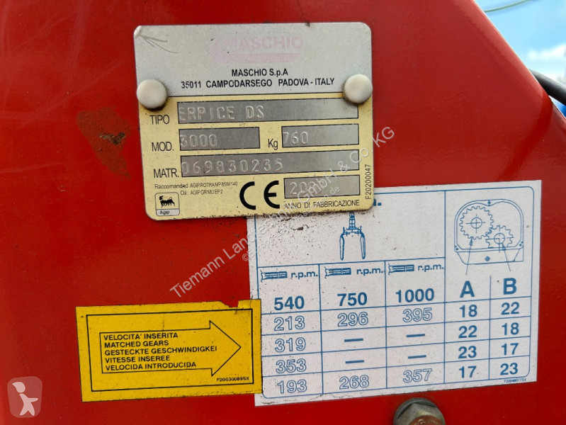 Icke rörliga markverktyg Maschio  ERPICE DS 3000