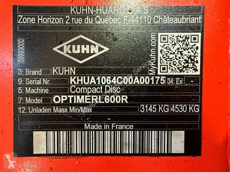 Outils du sol non animés Kuhn L 600R
