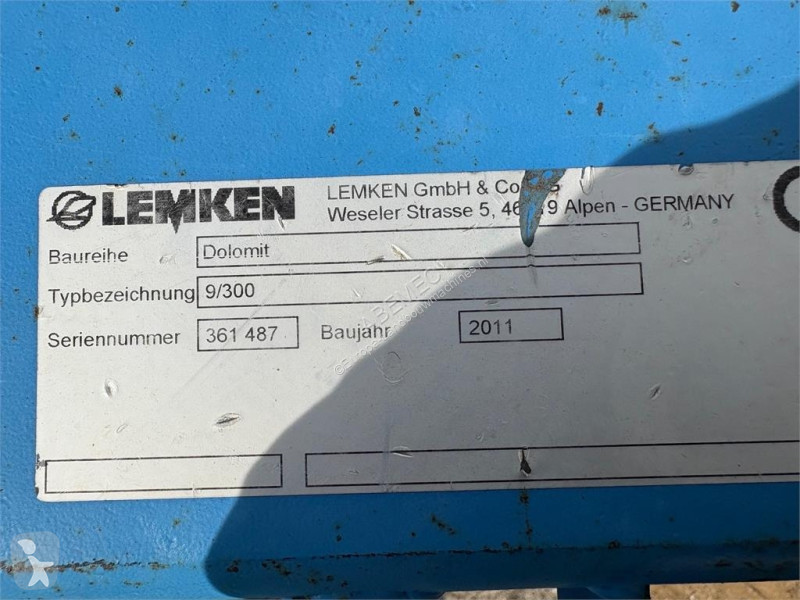 Icke rörliga markverktyg Lemken dolomit 9...