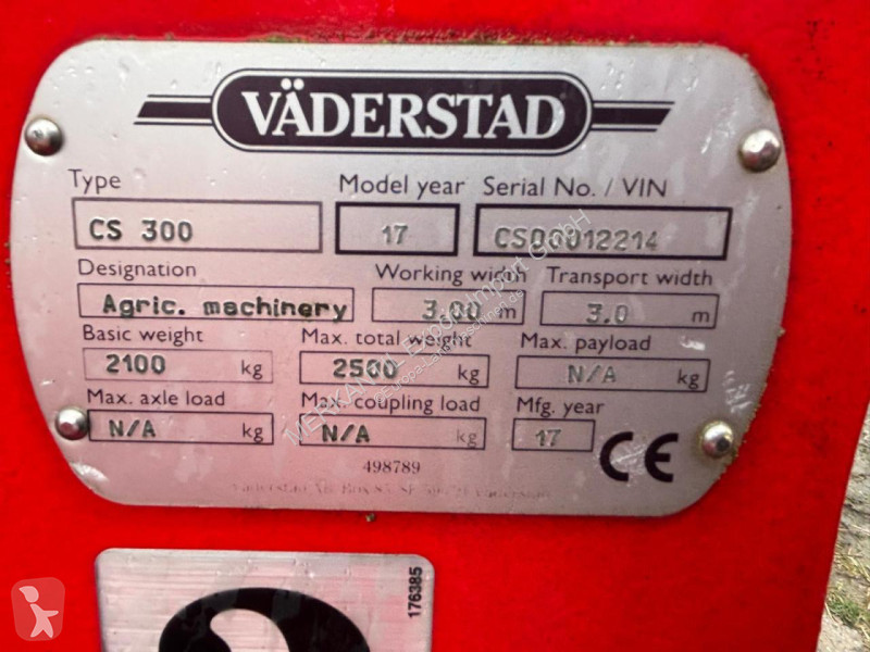 Väderstad  Cultus 300 Non-power harrow
