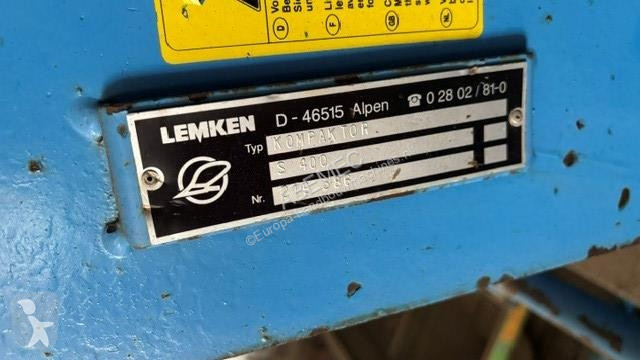 Icke rörliga markverktyg Lemken Kompaktor S 400