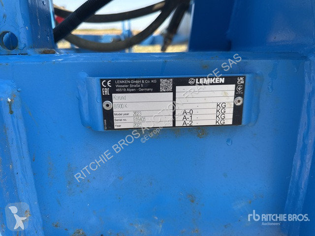 Outils du sol non animés Lemken  Korund 8/900K