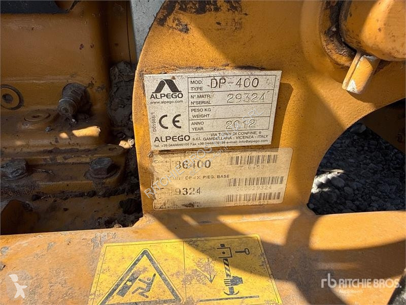Niet aangedreven grondwerktuigen Alpego DP-400...