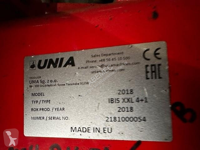 Unia Ibis XXL 4+1 Ploeg Non-power harrow