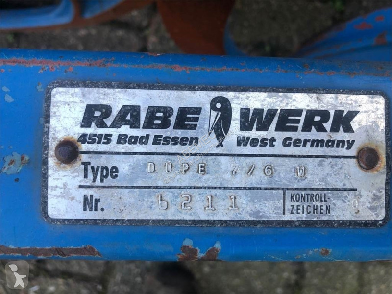 Ikke-bevægelige jordbearbejdningsredskaber Rabe...