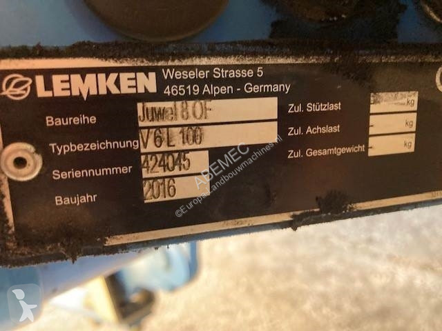 Niet aangedreven grondwerktuigen Lemken Juwel 8...