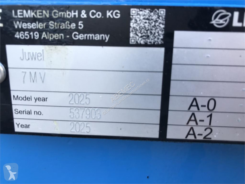 Lemken Juwel 7 MV 5 N90 Non-power harrow