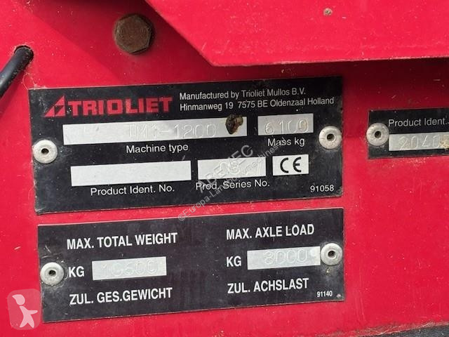 Foderdistribution Trioliet Triomix 1-1200