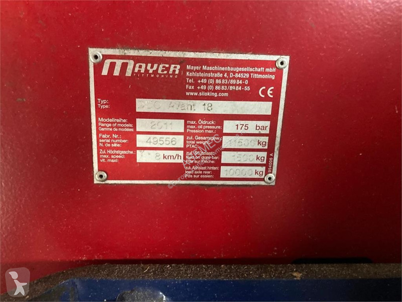 Siloking 18m3 Fodder distribution