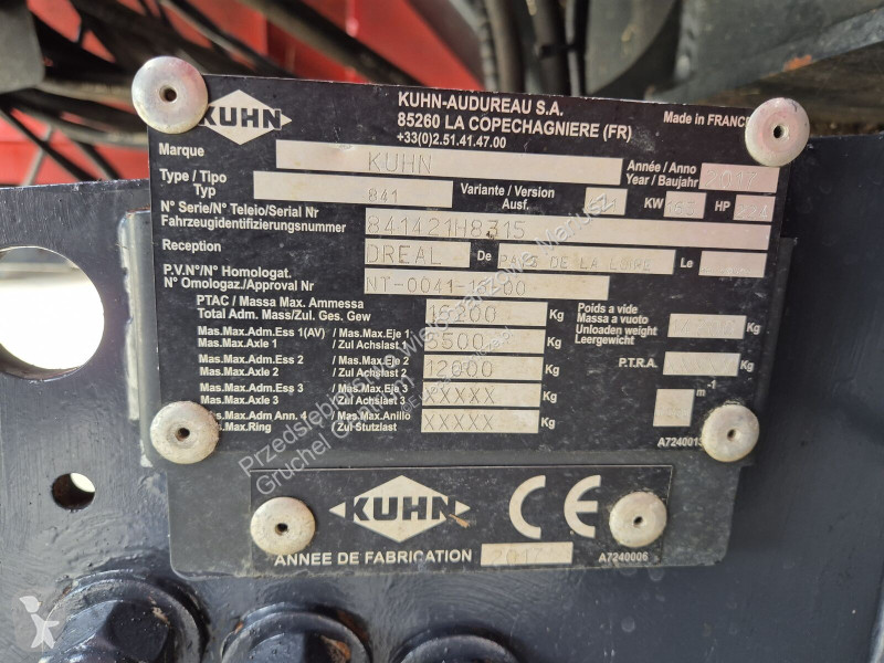 Dávkovanie krmiva Kuhn SPW 22 Intense / LOW MTH...