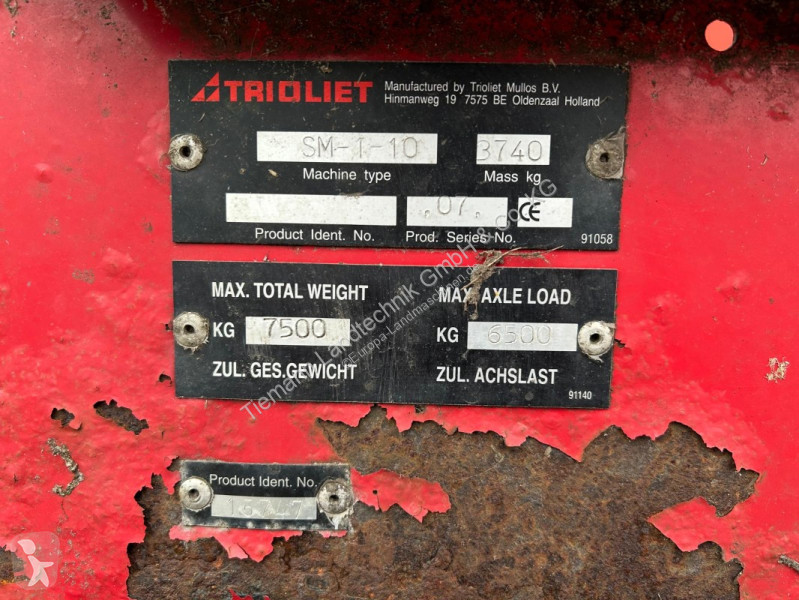 Distribution de fourrage Trioliet  1-1000