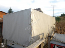 Container Plattform mit Plane - Heckcontainer mit Pritsche