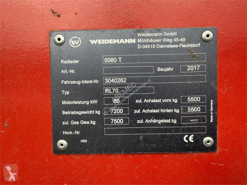Utrustning  5080T